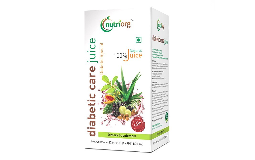 Nutriorg Diabetic Care Juice    Box  500 millilitre